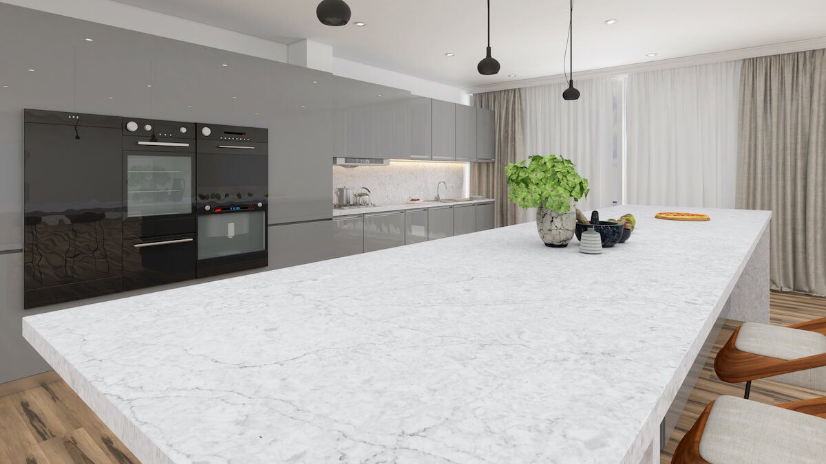 Fugen Stone Carrara Satinato Quartz - Stoke - Tarporley